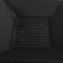US 32in Portable Square Fire Bowl Lightweight Fire Pit With Poker Mesh Lid Accessories For Garden Courtyard black