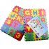 US 36 Pieces Child Cartoon Letters Numbers Foam Play Puzzle Mat Floor Carpet Rug for Baby Kids Home Decoration Photo Color