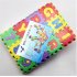 US 36 Pieces Child Cartoon Letters Numbers Foam Play Puzzle Mat Floor Carpet Rug for Baby Kids Home Decoration Photo Color