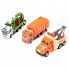 US 3PCS Diecast Metal Car Models Play Set City Trucks Vehicle Playset