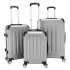 US 3pcs 3 in 1 Trolley Case 20  24  28  Travel Storage Suitcase for Business Trip Outdoor Travel Grey