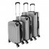 US 3pcs 3 in 1 Trolley Case 20  24  28  Travel Storage Suitcase for Business Trip Outdoor Travel Grey