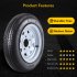 US 4 80 8 Trailer Tires On Rims 4 8 8 480 8 4 80 X 8 Wheel White Spoke
