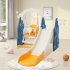 US 4 In 1 Toddler Slide Swing Set Freestanding Slide Climber Playset With Basketball Hoop Indoor Outdoor Playground Equipment For Kids Gifts Pink White