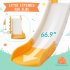 US 4 In 1 Toddler Slide Swing Set Freestanding Slide Climber Playset With Basketball Hoop Indoor Outdoor Playground Equipment For Kids Gifts Pink White