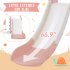 US 4 In 1 Toddler Slide Swing Set Freestanding Slide Climber Playset With Basketball Hoop Indoor Outdoor Playground Equipment For Kids Gifts Pink White