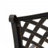 US 40 5 inch Outdoor Cast Aluminum Bench With Mesh Backrest Heavy Duty Rust Free For Front Porch Backyard Lawn Garden Pool Deck bench