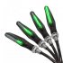 US 4pcs 12V 12LED Flowing LED Motorcycle Turn Signal Indicators Lights Blue light