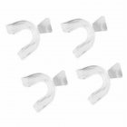 US 4pcs Night Mouth Guard Gum Shield for Bruxism Teeth Protector Whitening Grinding Bites Brace 4PCS