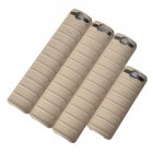US 4pcs/set Nylon KAC Rail Covers Handguard Protector for Unmounted Rail Areas Kids Toy Sand color