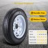US 5 30 12 Trailer Tires On Rims 5 3 12 530 12 5 30 X 12 Wheel White Spoke