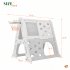 US 5 in 1 Toddler Climber Basketball Hoop Set Playground Climber Playset With Tunnel Climber Whiteboard Building Block Baseplates For Boys Girls Gifts Light Pin