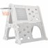 US 5 in 1 Toddler Climber Basketball Hoop Set Playground Climber Playset With Tunnel Climber Whiteboard Building Block Baseplates For Boys Girls Gifts Light Pin
