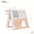 US 5 in 1 Toddler Climber Basketball Hoop Set Playground Climber Playset With Tunnel Climber Whiteboard Building Block Baseplates For Boys Girls Gifts Light Pin
