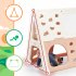 US 5 in 1 Toddler Climber Basketball Hoop Set Playground Climber Playset With Tunnel Climber Whiteboard Building Block Baseplates For Boys Girls Gifts Light Pin