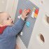 US 5 in 1 Toddler Climber Basketball Hoop Set Playground Climber Playset With Tunnel Climber Whiteboard Building Block Baseplates For Boys Girls Gifts Light Gre