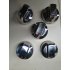 US 5pcs Chrome Brushed Burner Control Knob Replacement Dg64 00473a For Oven Gas Stove Chrome brushed