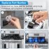 US 5pcs Chrome Brushed Burner Control Knob Replacement Dg64 00473a For Oven Gas Stove Chrome brushed