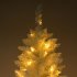 US 6 5ft Christmas Tree 719 Branches Artificial Christmas Pine Tree with Fiber Optics without Pine Cones US Plug