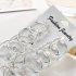 US 6 Pairs Women Fashion Simple Rock Exaggeration Circle Hoop Earrings Set Punk Hoop Earrings  Gold