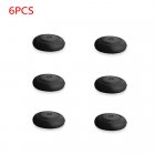US 6 Pcs Silicone Thumbstick Thumb Stick Grip Caps Cover for Nintend Switch Joy-Con Controller black