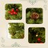 US 6FT Upside Down Christmas Tree 600 Branch Tips 300 LED Warm White Lights Christmas Tree For Home Office Party Green