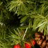 US 6FT Upside Down Christmas Tree 600 Branch Tips 300 LED Warm White Lights Christmas Tree For Home Office Party Green