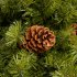 US 6FT Upside Down Christmas Tree 600 Branch Tips 300 LED Warm White Lights Christmas Tree For Home Office Party Green