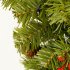 US 6FT Upside Down Christmas Tree 600 Branch Tips 300 LED Warm White Lights Christmas Tree For Home Office Party Green