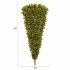 US 6FT Upside Down Christmas Tree 600 Branch Tips 300 LED Warm White Lights Christmas Tree For Home Office Party Green