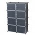 US 7 tier 14 Grids Shoe Rack Organizer Portable Tower Shelf Storage Cabinet