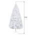 US 7ft Christmas Tree Artificial Pvc Branch Iron Stand Xmas Pine Tree US Plug White