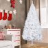 US 7ft Christmas Tree Artificial Pvc Branch Iron Stand Xmas Pine Tree US Plug White