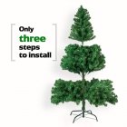 US 7ft Realistic Christmas Tree with Metal Base 1100 Branches
