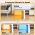US ACEKOOL 1500W Space Heater 16 inch WiFi Small Electric Heater Portable 80 degree Oscillation Ceramic Heater