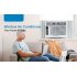 US ACEKOOL ABS Window Air Conditioner Fixed Frequency 6000 Btu with Wifi