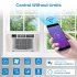US ACEKOOL Air Conditioner 10000 BTU Turbo Fast Cooling AC Unit Remote App Control