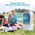 US ACEKOOL Aprafie Evaporative Air Cooler 3500CFM Portable Air Conditioners Swamp Cooler Cooling Fan Up to 2000 Sq ft