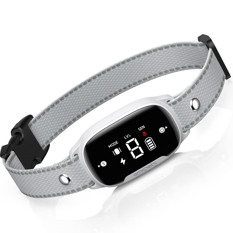 US ASYPETS Bark Collar for Dogs Rechargeable Anti Barking Training Collar with 7 Intensity and 5 Sensitivity Levels