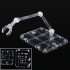 US Action Base Clear Display Stand for 1 144 HG RG Gundam Figure Model Toy  transparent