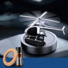 US Air Freshener Helicopter Ornaments Solar Energy Rotating Aromatherapy Diffuser Interior Perfume Supplies Decoration Accessories black