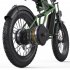 US All Terrain off Road Electric Bike 1400w Powerful Motor 7 Speed Gears Fat Tires Electric Mountain Bike Green