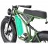 US All Terrain off Road Electric Bike 1400w Powerful Motor 7 Speed Gears Fat Tires Electric Mountain Bike Green