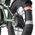 US All Terrain off Road Electric Bike 1400w Powerful Motor 7 Speed Gears Fat Tires Electric Mountain Bike Green