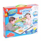 US Animal Paradise Puzzle and Painting Coloring Floor Puzzle Super Play Set  12 Piece 