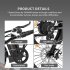 US Aostirmotor Folding Electric Bicycle 20 Inch Fat Tire 500w Motor Mountain Bike with 36v 13ah Lithium Battery Black