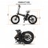 US Aostirmotor Folding Electric Bicycle 20 Inch Fat Tire 500w Motor Mountain Bike with 36v 13ah Lithium Battery Black
