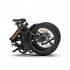 US Aostirmotor Folding Electric Bicycle 20 Inch Fat Tire 500w Motor Mountain Bike with 36v 13ah Lithium Battery Black