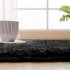 US Area Rugs 5x8 Ft Indoor Modern Luxurious Soft Shaggy Rug Thick Non Slip Floor Carpet for Bedroom Black