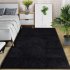 US Area Rugs 5x8 Ft Indoor Modern Luxurious Soft Shaggy Rug Thick Non Slip Floor Carpet for Bedroom Black